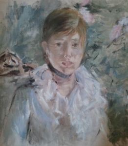 Berthe, olio su tela 34x38 com