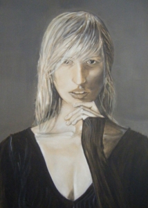 Cassandra, olio sul tela 50x70