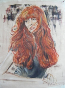 Linda, olio su tela 45x65 cm